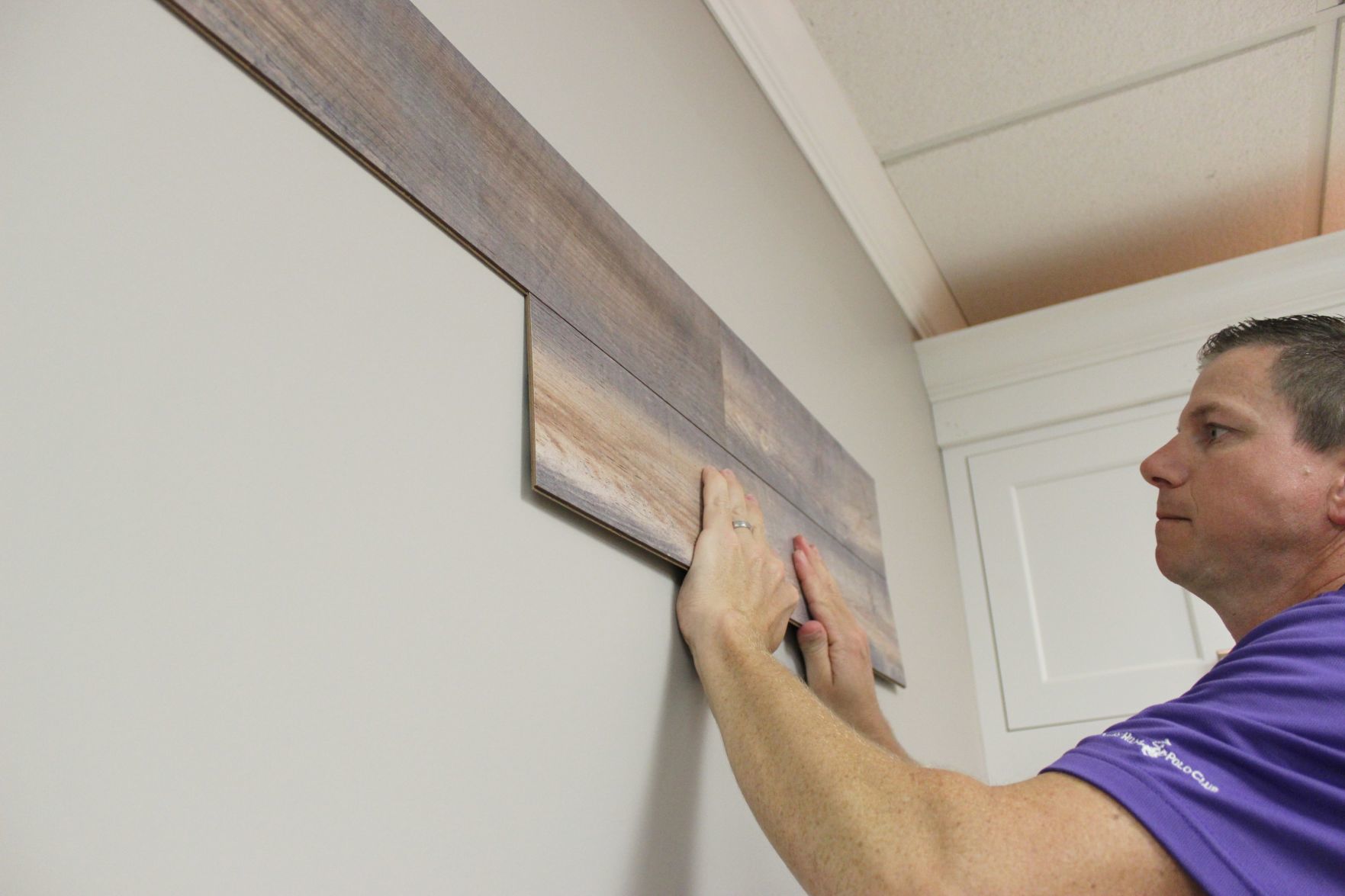 installing wall plank ceiling